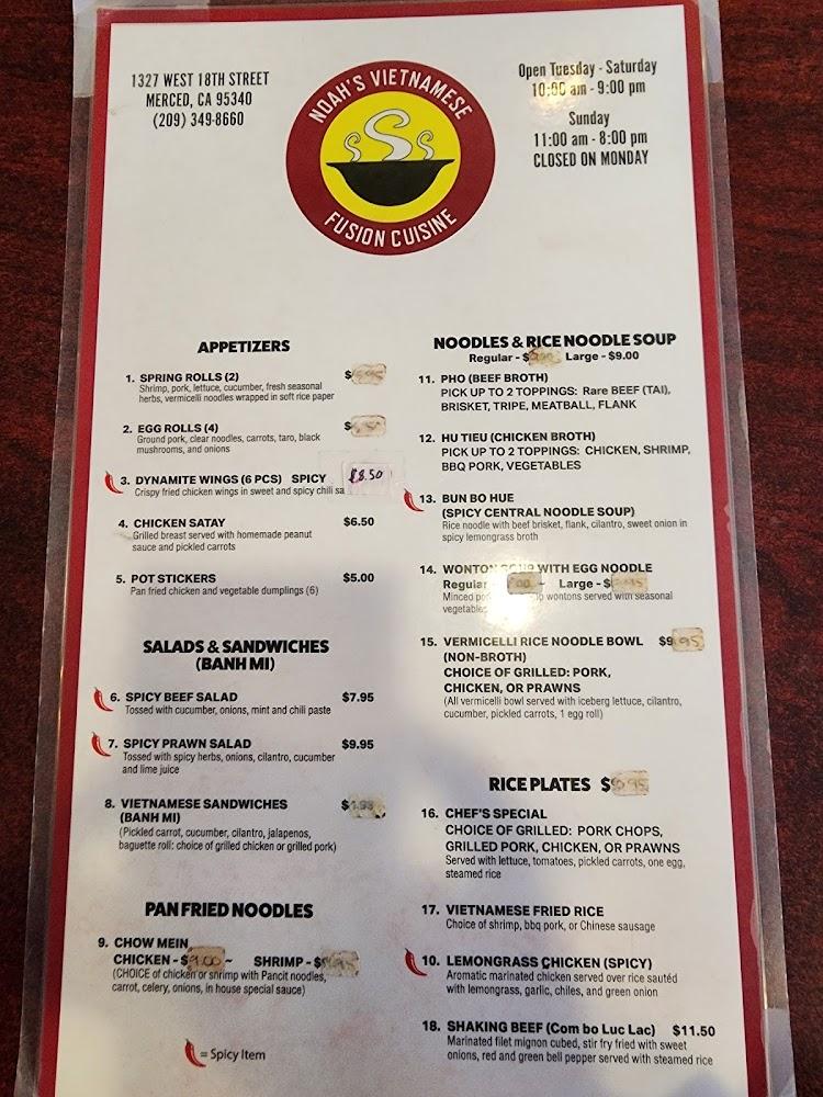 Noah’s Vietnamese Fusion Cuisine Egg Rolls